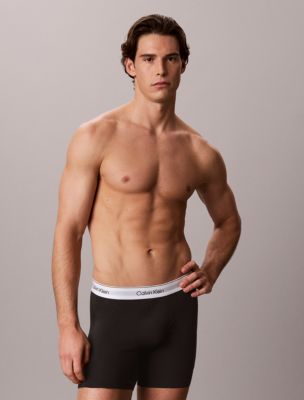 Icon Cotton Stretch Boxer Brief, Black