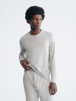 Ultra-Soft Modern Lounge Sleep Sweatshirt, Grey Heather