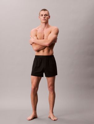 Трусы-боксеры CK Black Slim для мужчин — Calvin Klein, цвет: Чёрный — фото 2
