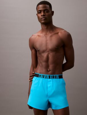 ◆ ◆ Men Men's Intense Power Lounge Woven Boxer Intense Power Lounge Slim Woven Boxer | Calvin Klein
