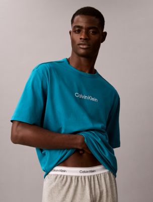 Icon Crewneck Sleep Tee, Bright Turquoise