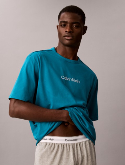 Пижамный топ Icon для мужчин, круглый вырез — Calvin Klein