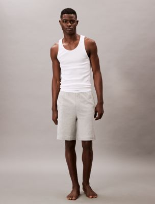 Terry Lounge Sleep Shorts, Medium Grey Heather