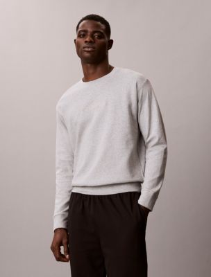 Terry Lounge Sweatshirt, Grey Heather