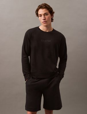 Terry Lounge Sweatshirt, Black