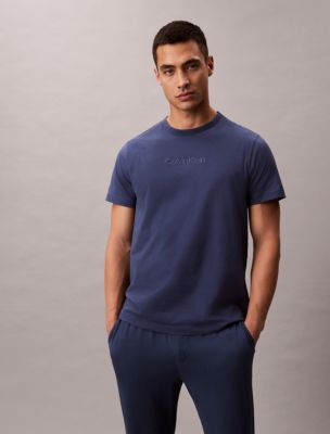 Cotton Logo Graphic Classic T-Shirt , Dark Denim