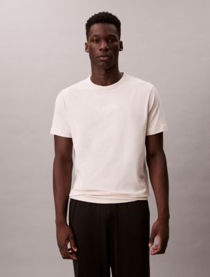 Calvin Klein Logo Sleep T-Shirt, Oatmeal Heather