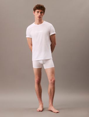 Calvin Klein Logo Sleep T-Shirt, Classic White