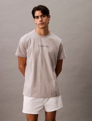Calvin Klein Logo Sleep T-Shirt, Medium Grey Heather