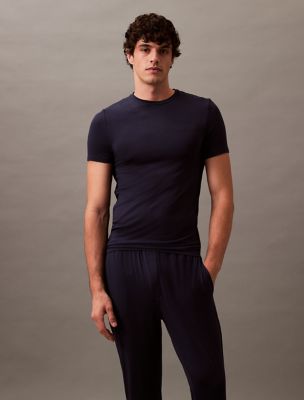 Ultra Soft Modal Crewneck Sleep T-Shirt, Shoreline
