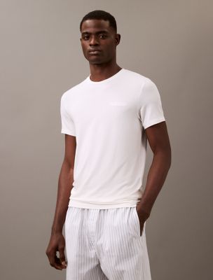 Ultra Soft Modal Crewneck Sleep T-Shirt, White