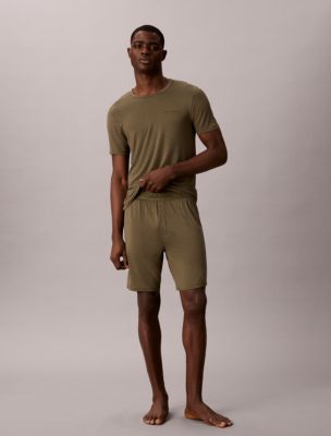 Ultra Soft Modal Crewneck Sleep T-Shirt, Olive Night