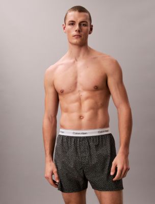 Cotton Poplin Boxer, Stencil Heart Black