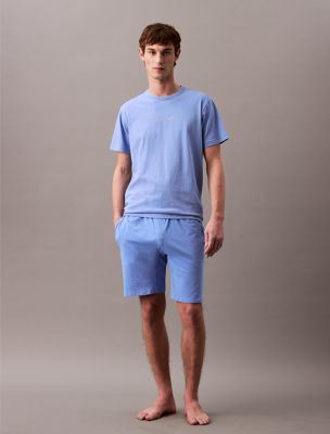 Icon Cotton Stretch Sleep Shorts, Glacier