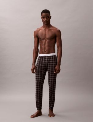 Icon Cotton Stretch Sleep Joggers, Dunn Plaid+Turbulence