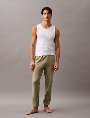 Icon Cotton Stretch Sleep Joggers, Gray Labyrinth