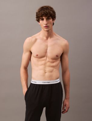 Icon Cotton Stretch Sleep Joggers, Black