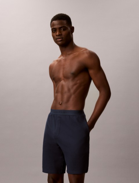 Пижамные шорты Knit для мужчин, вафельная ткань — Calvin Klein