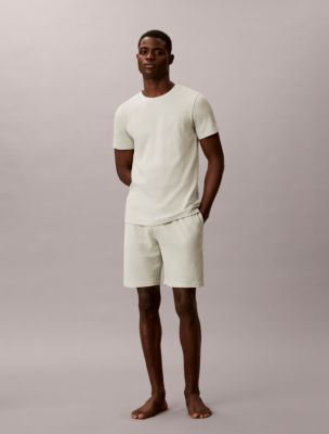 Waffle Knit Sleep Shorts, Misty Sage