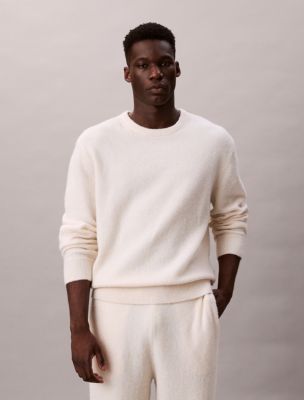 Sweater Lounge Crewneck Sleep Sweater, Chalk