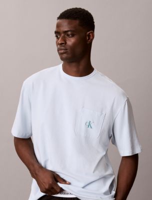 Пижамный топ Icon Monologo для мужчин, хлопок, стрейч — Calvin Klein — фото 5