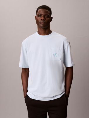 Icon Cotton Stretch Monologo Sleep Tee, Ballad Blue