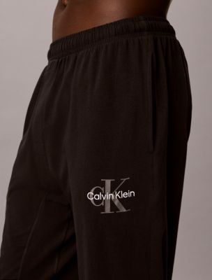 Мужские брюки Calvin Klein Icon Cotton Stretch Monologo Sleep Joggers — фото 4