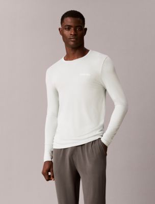 Ultra Soft Modal Crewneck Sleep Tee, Pale Meadow
