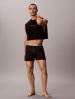 Cotton Poplin Pride Boxer, Black