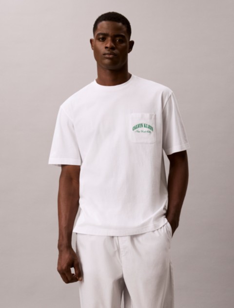 Пижамный топ Heritage Classic для мужчин, круглый вырез — Calvin Klein