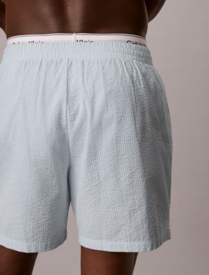 Пижамные шорты Seersucker для мужчин — Calvin Klein — фото 4