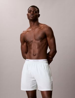 Seersucker Sleep Shorts, Dime Stripe Seafoam Wave