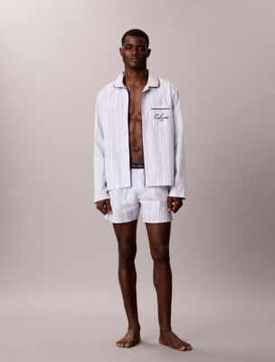 Сорочка Button-Down для мужчин, хлопок — Calvin Klein, цвет: Полосатый — фото 2