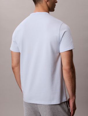 Пижамный топ Script для мужчин, хлопок — Calvin Klein, цвет: Plein Air — фото 5