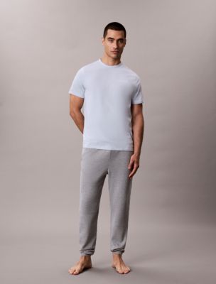 Cotton Poplin Script Sleep Tee, Plein Air