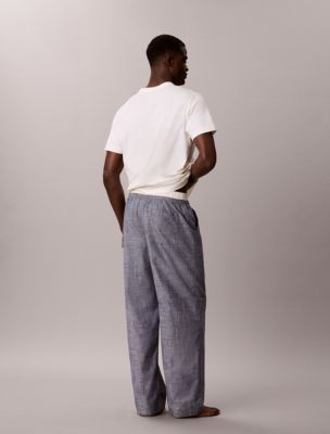 Пижамные брюки для мужчин, хлопок — Calvin Klein, цвет: Шамбре индиго — фото 5