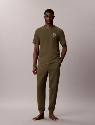 Brushed Waffle Sleep Joggers, Olive Night