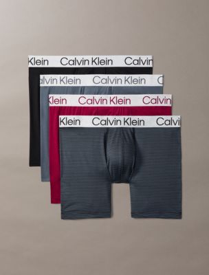 Chromatic 4-Pack Boxer Brief, Beet Red Multi