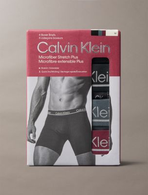 Microfiber Stretch Plus 4-Pack Boxer Brief | Calvin Klein