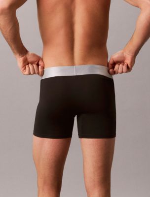 Трусы-боксеры Steel для мужчин, микрофибра, стрейч — Calvin Klein — фото 5