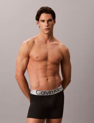 Microfiber Stretch Steel Boxer Brief, Black