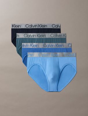Трусы-брифы Chromatic Hip для мужчин, 4 шт. — Calvin Klein, цвет: Синий разноцветный