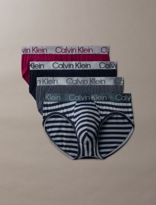 Chromatic 4-Pack Hip Brief, Shoreline Multi