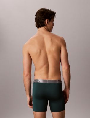 Трусы-боксеры Chromatic для мужчин, 4 шт. — Calvin Klein, цвет: Изумрудный зелёный разноцветный — фото 5