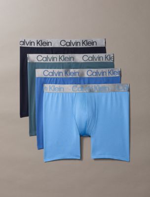 Трусы-боксеры Chromatic для мужчин, 4 шт. — Calvin Klein, цвет: Синий разноцветный