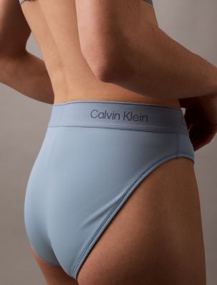 Низ бикини Modern, с логотипом — Calvin Klein, цвет: Выцветший джинсовый — фото 4