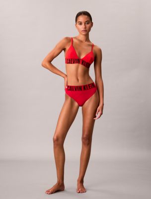 Intense Power Swim Bikini Bottom, Red Alert