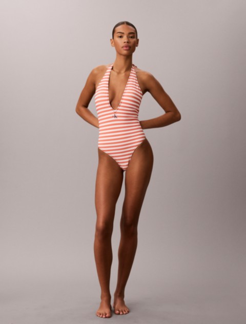 Женский слитный купальник Calvin Klein Graphic Monogram