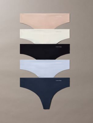 Invisibles 5-Pack Thong, Multi