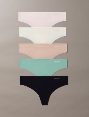Invisibles 5-Pack Thong, Multi